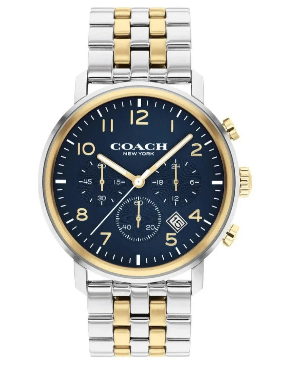 Coach Harrison Men's Watch 42mm Stainless Steel Link Bracelet